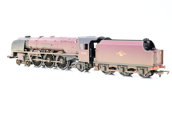 Hornby OO Gauge R2383 BR 4-6-2 Duchess Class 'City of Nottingham' No.46251 - Factory Weathered, Boxed