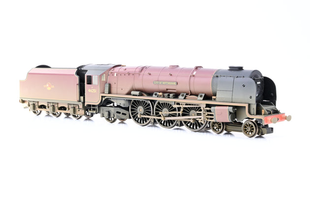 Hornby OO Gauge R2383 BR 4-6-2 Duchess Class 'City of Nottingham' No.46251 - Factory Weathered, Boxed