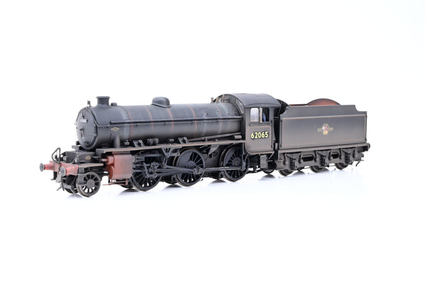Hornby OO Gauge R3417 BR Black Late Crest 2-6-0 Class K1 No. 62065 - TTS Sound, Weathered, Boxed