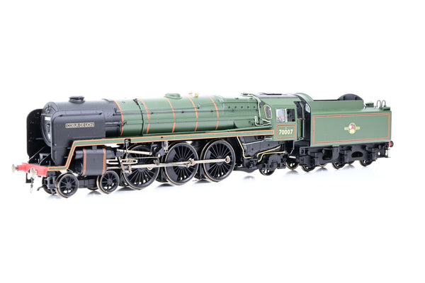 Hornby OO Gauge R3520 BR Green Late Crest 4-6-2 Britannia Class 70007 'Coeur-de-Lion' - Boxed