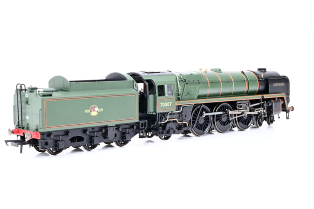 Hornby OO Gauge R3520 BR Green Late Crest 4-6-2 Britannia Class 70007 'Coeur-de-Lion' - Boxed