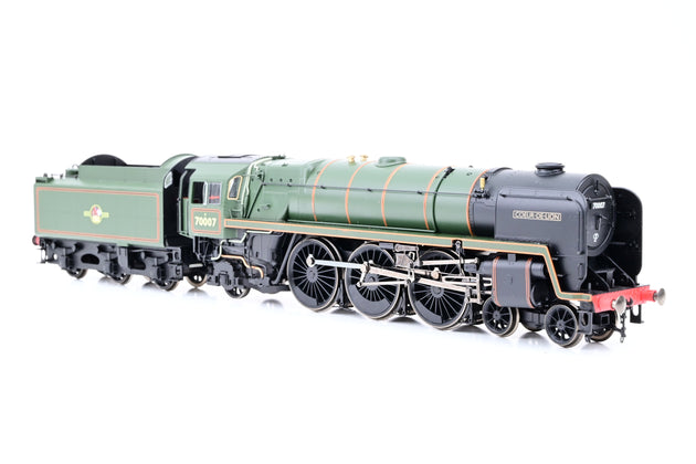 Hornby OO Gauge R3520 BR Green Late Crest 4-6-2 Britannia Class 70007 'Coeur-de-Lion' - Boxed