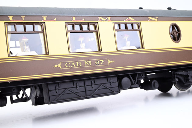 Kit Built O Gauge Rake of 4 Pullman Umber & Cream Coaches '67', '75', '80' & 'Agatha' - Unboxed