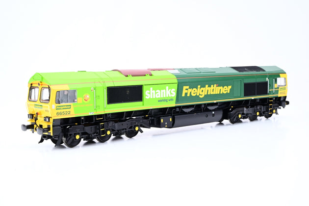 Bachmann OO Gauge 32-726DS Class 66 Diesel Freightliner Shanks No.66522 - DCC Sound, Boxed