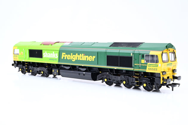 Bachmann OO Gauge 32-726DS Class 66 Diesel Freightliner Shanks No.66522 - DCC Sound, Boxed