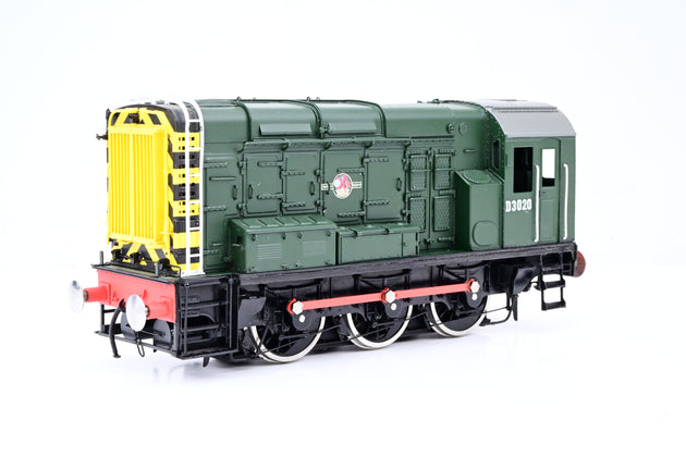 Bachmann Brass O Gauge Class 08 Shunter BR Green No.D3020 - Boxed