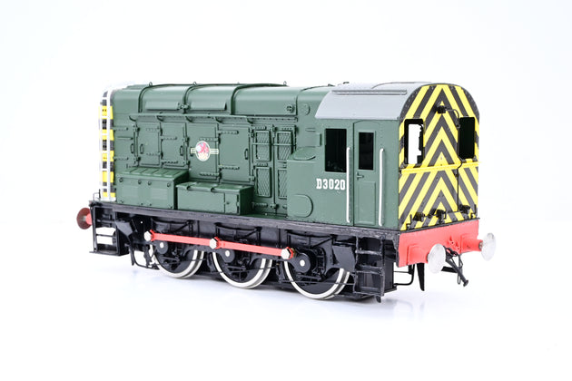Bachmann Brass O Gauge Class 08 Shunter BR Green No.D3020 - Boxed