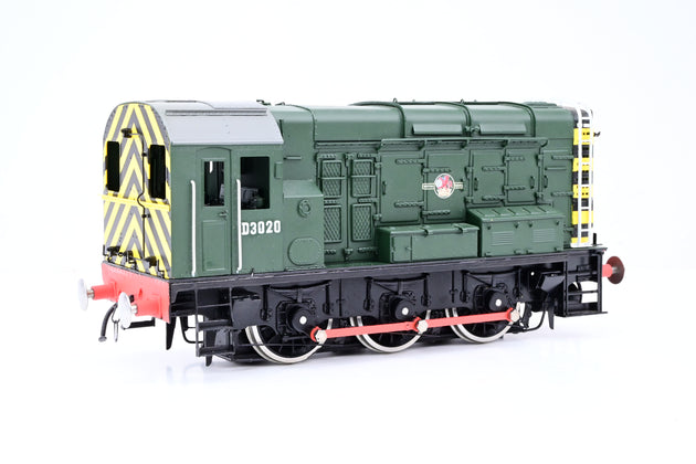 Bachmann Brass O Gauge Class 08 Shunter BR Green No.D3020 - Boxed