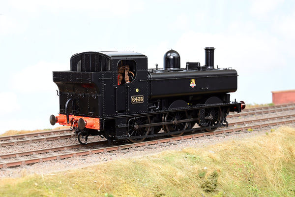 Dapol O Gauge 7S-024-003 Class 64XX Pannier Tank BR Black Early Emblem No.6435 - Boxed