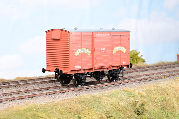 Dapol O Gauge 7F-065-010 'Vincent Motorcycles' LMS 12T Van Bauxite No.510289 - Boxed