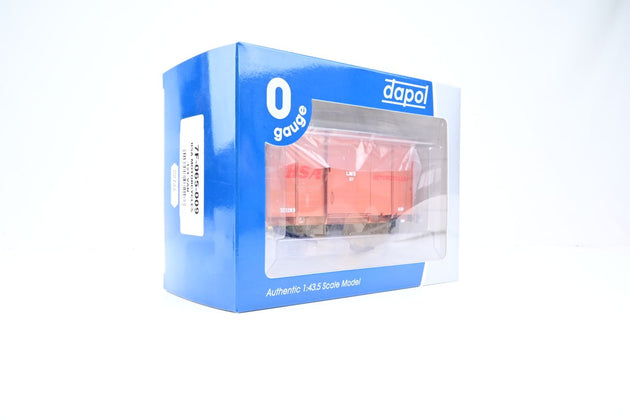 Dapol O Gauge 7F-065-009 'BSA Motorcycles' LMS 12T Van Bauxite No.510289 - Boxed