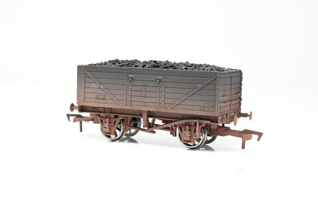 Dapol OO Gauge 4F-071-004 BR 7 Plank Wagon Weathered No.P238845 - Boxed