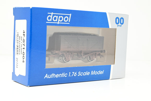 Dapol OO Gauge 4F-071-004 BR 7 Plank Wagon Weathered No.P238845 - Boxed