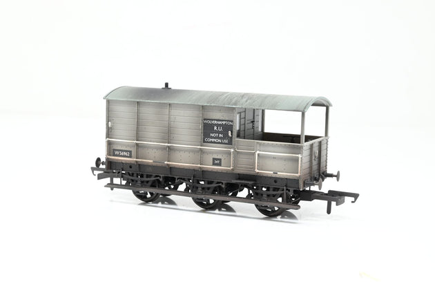 Oxford Rail OO Gauge OR76TOA004W BR 6 Wheel Plated Toad 'Wolverhampton' No.56962 - Boxed