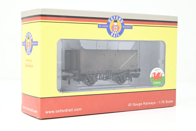 Oxford Rail OO Gauge OR76MW7013W Weathered BR Grey 7 Plank Wagon No.P73162 - Boxed