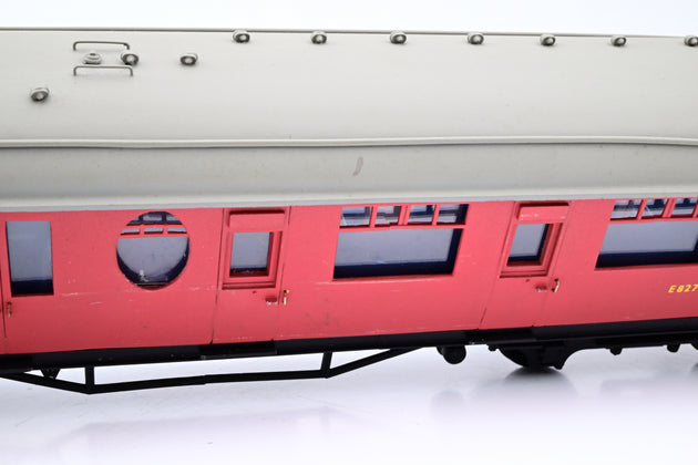 Kit Built O Gauge BR Red ex-LNER 1st/3rd Semi-corridor Lavatory Composite Coach No.E82743 - Unboxed