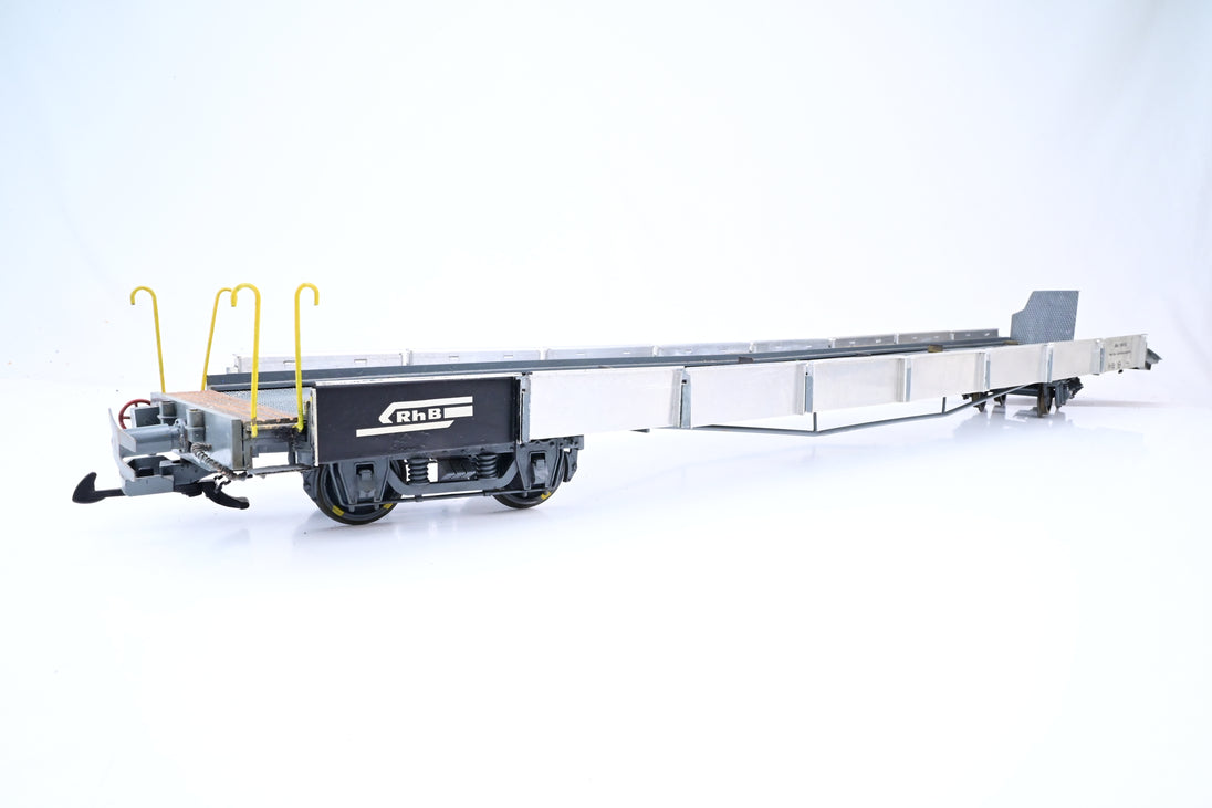 Scratch Built G Gauge RhB Car Flat - Unboxed