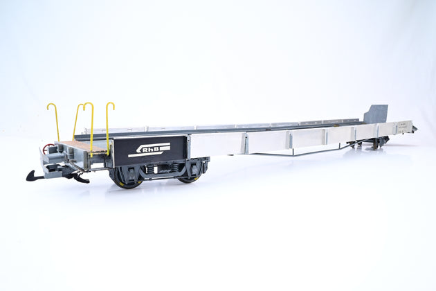 Scratch Built G Gauge RhB Car Flat - Unboxed