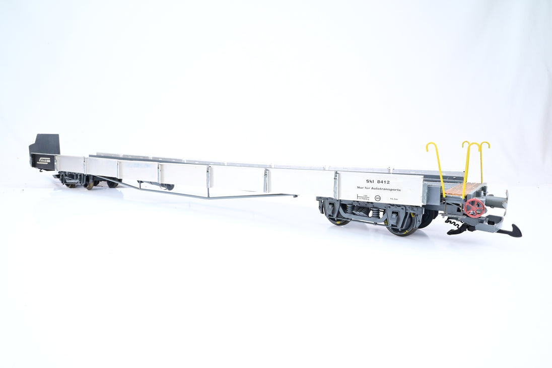 Scratch Built G Gauge RhB Car Flat - Unboxed