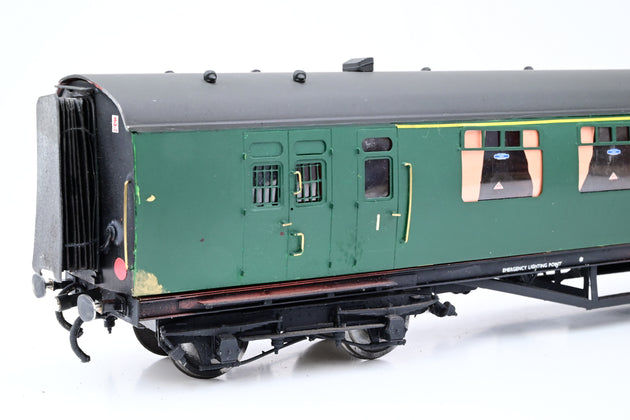 Kit Built O Gauge Rake of 2 BR (SR) Green Bullied Brake Composite Coaches