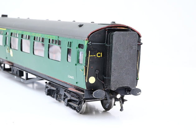 Kit Built O Gauge Rake of 2 BR (SR) Green Bullied Brake Composite Coaches