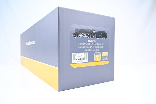 Ellis Clark O Gauge E1005US BR Black Late Crest Black Five Unnumbered - DCC Sound, Boxed