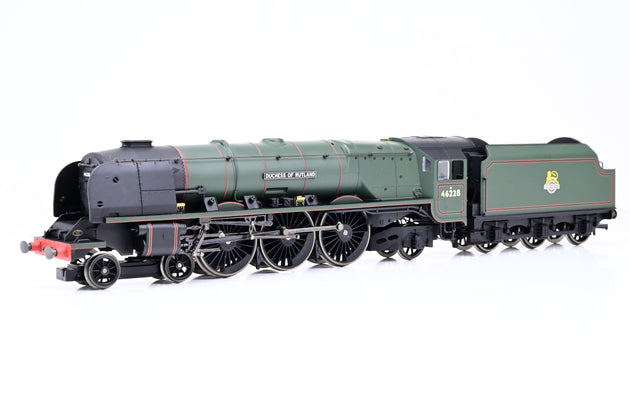 Hornby OO Gauge R2231 BR Green Early Emblem 4-6-2 Duchess Class No.46228 'Duchess of Rutland' - Boxed