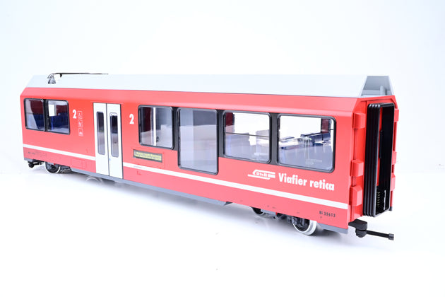 LGB G Gauge 22225 RhB Class ABe 8/12 "Allegra" Powered Rail Car Train Set - DCC Sound, Boxed