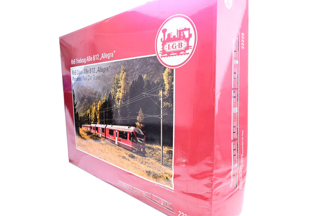 LGB G Gauge 22225 RhB Class ABe 8/12 "Allegra" Powered Rail Car Train Set - DCC Sound, Boxed