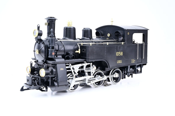 LGB G Gauge 22470 SBB cl HG 3/3 Rack Steam Loco No.1058 - DCC Sound, Boxed