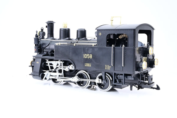 LGB G Gauge 22470 SBB cl HG 3/3 Rack Steam Loco No.1058 - DCC Sound, Boxed