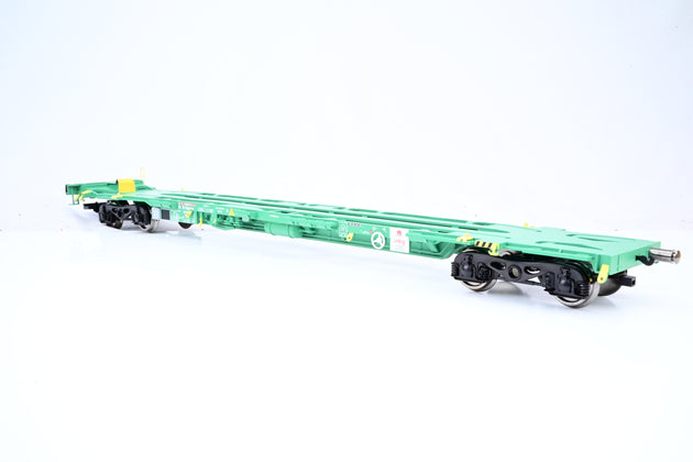 Aristocraft G Gauge ART-50801 Twin Intermodal Wagons w/ DHL Containers No.33704938535-0 - Boxed