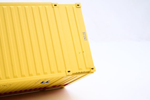 Aristocraft G Gauge ART-50801 Twin Intermodal Wagons w/ DHL Containers No.33704938535-0 - Boxed