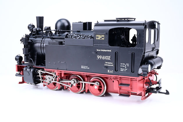 Kiss G Gauge 76112 HSB Class 99 Steam Locomotive No.99 6102 - DCC Sound, Boxed