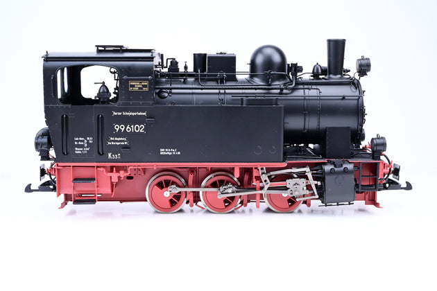 Kiss G Gauge 76112 HSB Class 99 Steam Locomotive No.99 6102 - DCC Sound, Boxed