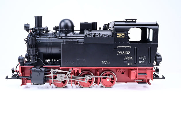 Kiss G Gauge 76112 HSB Class 99 Steam Locomotive No.99 6102 - DCC Sound, Boxed