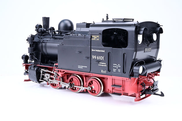Kiss G Gauge 76111 HSB Class 99 Steam Locomotive No.99 6101 - DCC Sound, Boxed