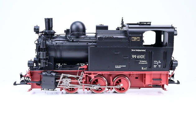 Kiss G Gauge 76111 HSB Class 99 Steam Locomotive No.99 6101 - DCC Sound, Boxed