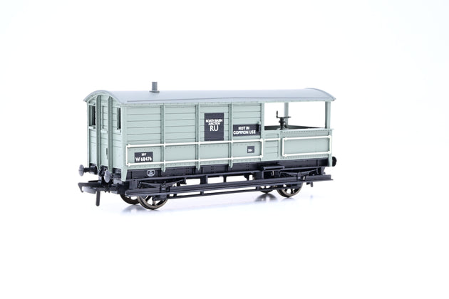 Bachmann OO Gauge 33-306B BR Grey 20T Toad Brake Van No.W68476 - Boxed