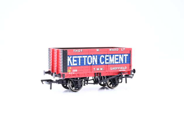 Bachmann OO Gauge 37-134 'Ketton Cement' 8-Plank End Door Open Wagon No.S89 - Boxed