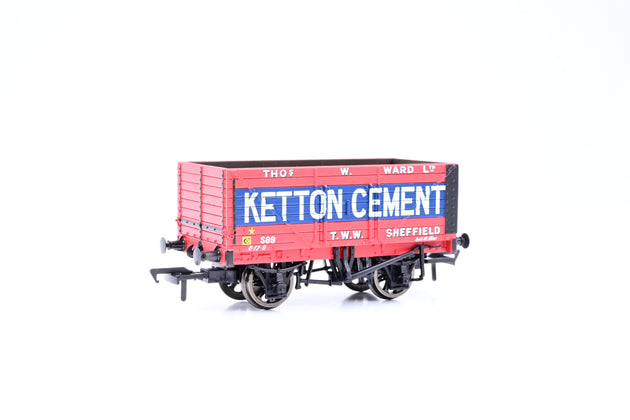 Bachmann OO Gauge 37-134 'Ketton Cement' 8-Plank End Door Open Wagon No.S89 - Boxed