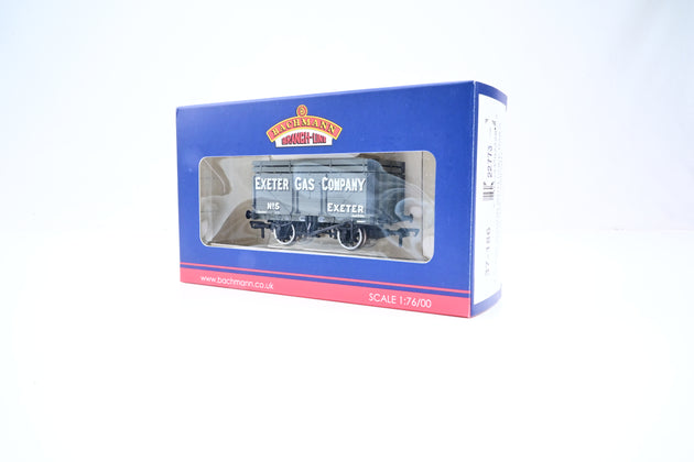 Bachmann OO Gauge 37-186 'Exeter Gas Company' 7-Plank Open Wagon w/ Coke Rails No.5 - Boxed