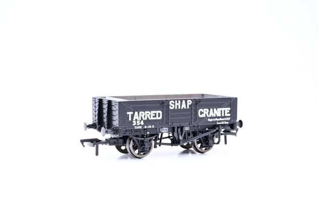 Bachmann OO Gauge 37-035 'Shap Tarred Granite' 5-Plank Open Wagon No.354 - Boxed