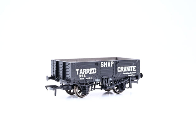 Bachmann OO Gauge 37-035 'Shap Tarred Granite' 5-Plank Open Wagon No.354 - Boxed