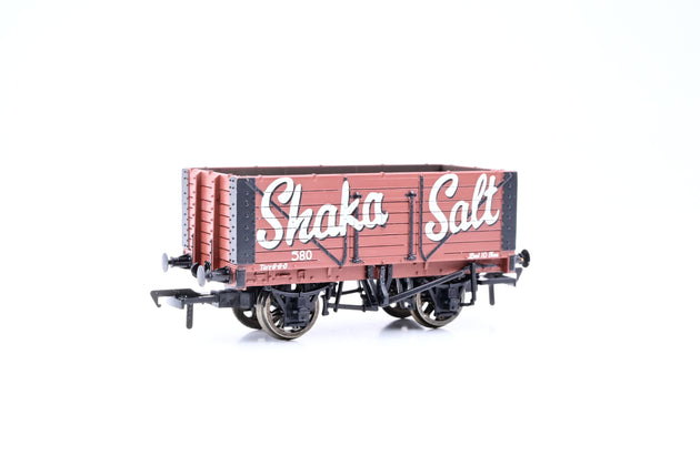 Bachmann OO Gauge 37-110 'Shaka Salt' 7-Plank Fixed End Open Wagon No.580 - Boxed