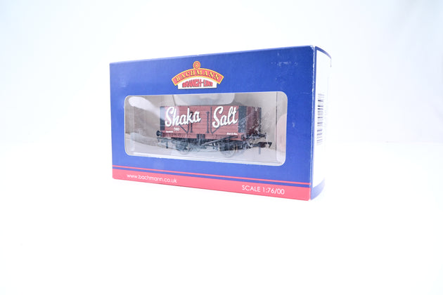 Bachmann OO Gauge 37-110 'Shaka Salt' 7-Plank Fixed End Open Wagon No.580 - Boxed