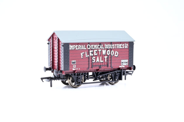 Bachmann OO Gauge 33-179A 'ICI/Fleetwood Salt' 10T Salt Wagon No.12 - Boxed