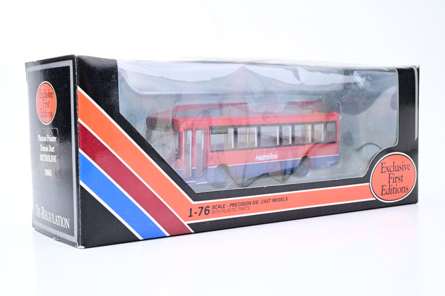 EFE 1:76 Scale 20601 Plaxton Pointer Dennis Dart Metroline Red Diecast Bus