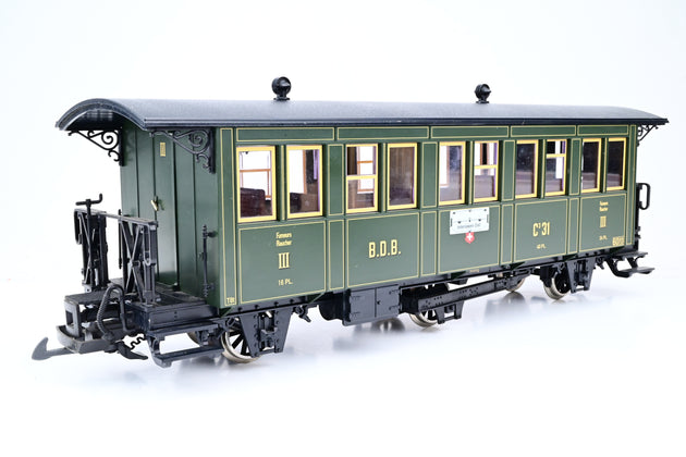 LGB G Gauge 30330 Ballenberg 3rd Class Passenger Car - Boxed