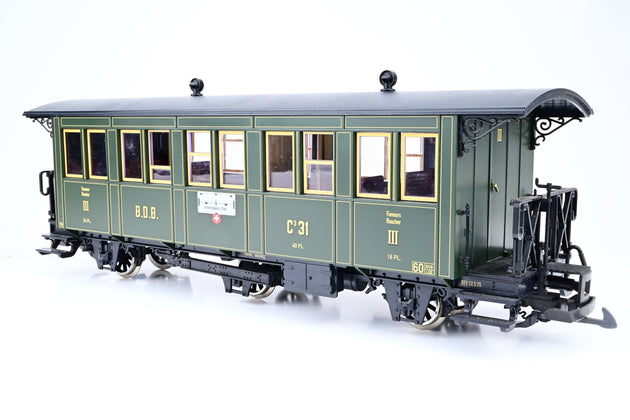 LGB G Gauge 30330 Ballenberg 3rd Class Passenger Car - Boxed